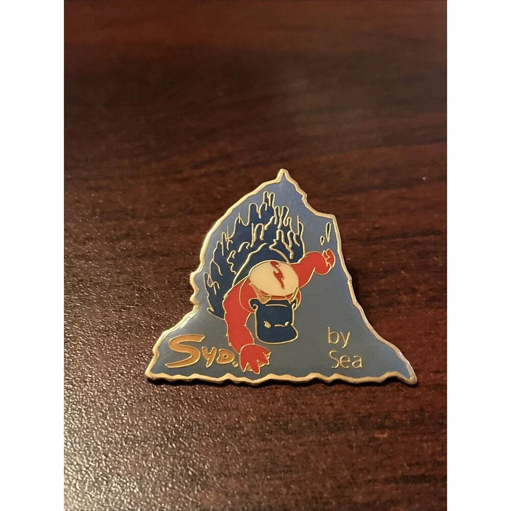 McDonald’s 2000‎ Sydney Olympics Mascot Pin Syd By Sea Employee Lapel Pin